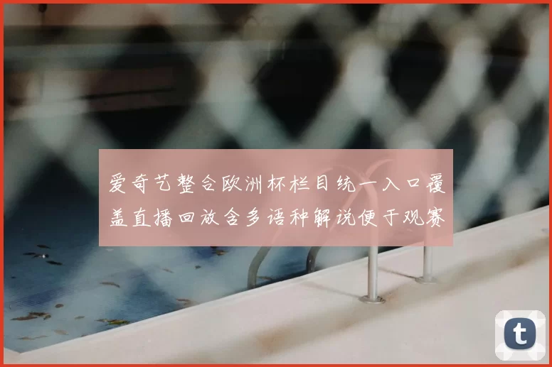 爱奇艺整合欧洲杯栏目统一入口覆盖直播回放含多语种解说便于观赛